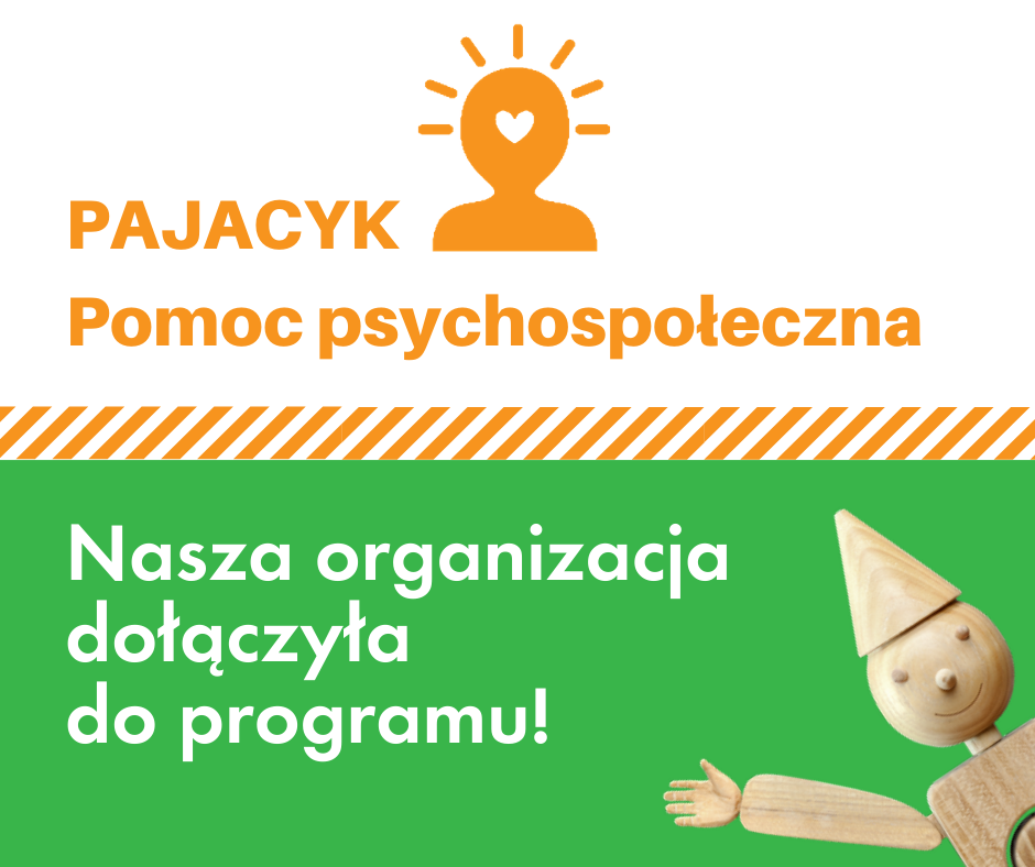 Nasza organizacja dołączyła do programu Pajacyk