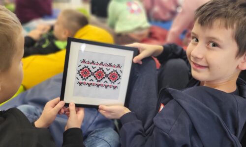 obraz namalowany na szkle